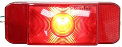 ONE LED RV Tail Light - Brake, Tail, Turn - Passenger Side - Rectangle - Surface Mount - Red
