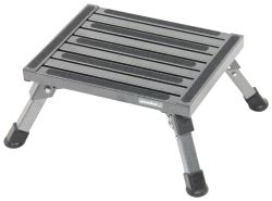 Safety Step Folding Platform Step - Aluminum - 14" Long x 11" Wide - 1K - Silver Vein - SASS-07C-V