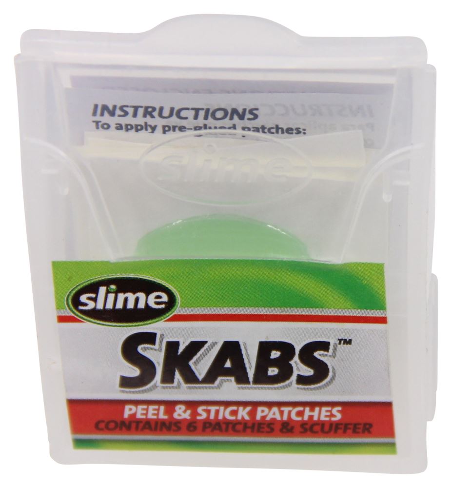 Slime Skabs Peel and Stick Tire Patches - Qty 6 - SLM20040