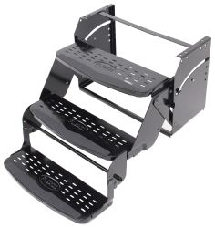 Flexco Manual Pull-Out Steps for RVs - Triple - 8" Drop/Rise - 24" Wide - 300 lbs - SMFP-3100