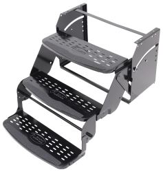 Flexco Manual Pull-Out Steps for RVs - Triple - 9" Drop/Rise - 24" Wide - 300 lbs - SMFP-3200L