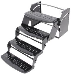 Flexco Manual Pull-Out Steps for RVs - Quad - 8" Drop/Rise - 24" Wide - 300 lbs