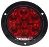 LED Trailer Tail Light - Stop, Tail, Turn - Submersible - 10 Diodes - Weathertight Plug - Red Lens