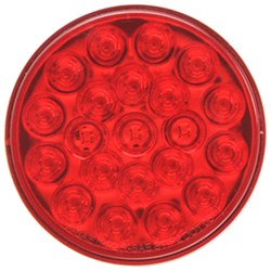 Optronics LED Trailer Tail Light - Stop, Tail, Turn - Submersible - 21 Diodes - Round - Red Lens - STL55RB