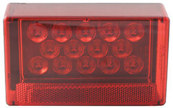 LED Trailer Tail Light - 6 Function - Submersible - 18 Diodes - Rectangle - Red Lens - Passenger - STL56RB
