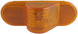Optronics LED Side Marker Light and Mid-Ship Turn Signal - Submersible - 9 Diodes - Amber Lens