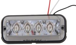 Custer 4-LED Strobe Light or Running Light - 3-Wire Pigtail - Red - STRL4R