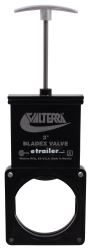 Valterra Bladex Waste Valve Body for RV Black Water Tank - Aluminum Handle - 3" Diameter - T1003VPM