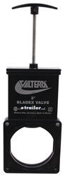 Valterra Bladex Waste Valve Body for RV Black Water Tank - Plastic Handle - 3" Diameter - T1003VP
