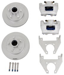 Titan Premier Disc Brake Kit - 10" Hub/Rotor - 5 on 4-1/2 - Dacromet - 3,500 lbs