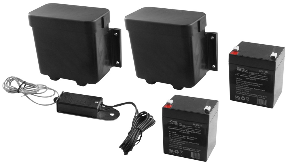 Gel Cell Breakaway Kit for Dexter BrakeRite Systems - 2 Batteries - T4822100