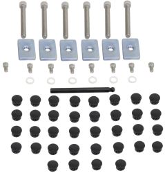 Replacement Hardware Kit for TracRac SR Ladder Rack Base Rails - Long Bed Trucks - TAHD-21000-A
