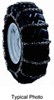 Titan Chain Heavy Duty Alloy Snow Tire Chains - Ladder Pattern - Square Links - 1 Pair