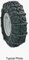 Titan Chain Alloy Snow Chains w/ Cams for Wide Base Tires - Ladder Pattern - Square Link - 1 Pair - TC3271SCAM
