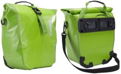 Thule Pack 'n Pedal Shield Pannier Bags for Bike Racks - 14 Liters - Chartreuse - Qty 2