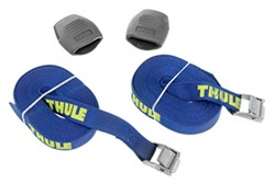 Thule Load Strap Cinch Straps w/ Padded Cam Buckles - 15' - 750 lbs - Qty 2 - TH523