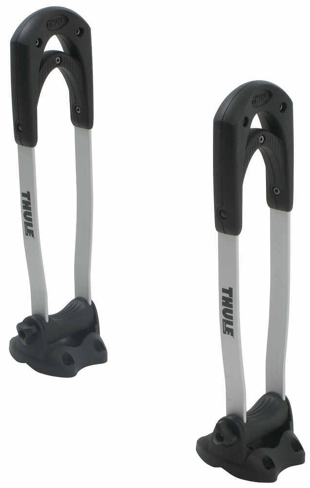 Thule Stacker Kayak Roof Rack w/ Tie-Downs - Post Style - Folding - Clamp On - TH830