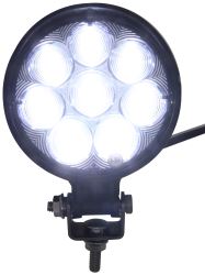 Opti-Brite LED Work Light - Flood Beam - 897 Lumens - Black Aluminum - Round - Qty 1