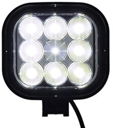 Opti-Brite LED Work Light - Flood Beam - 252 Lumens - Black Plastic - Square - Qty 1