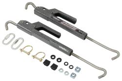 TorkLift FastGun Turnbuckles for Bed-Mounted Camper Tie-Downs - Stainless Steel - Gray - Qty 2 - TLS9520