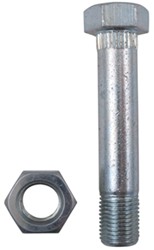 Zinc Shackle Bolt with Locknut for Double-Eye Springs - 3" Long - TRFA73Z916DLNZ