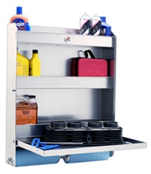 Tow-Rax Aluminum Storage Cabinet w/ Folding Tray - 30" Tall x 27" Wide - Ma - TWSP30CSA