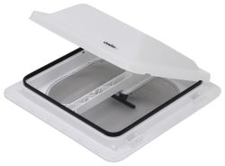 Ventline E-Z Lift Ventadome Trailer Roof Vent - Manual Lift - 14-1/4" x 14-1/4" - White   