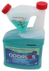 Odorlos Treatment for RV and Marine Holding Tanks - Scent Free - Self-Measuring Bottle - 68 oz - V77003