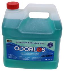 Odorlos Treatment for RV and Marine Holding Tanks - Scent Free - 168 oz Bottle - V77004