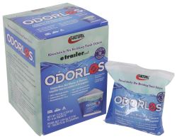 Odorlos Treatment for RV and Marine Holding Tanks - Scent Free - 4 oz Packet - Qty 10 - V77011