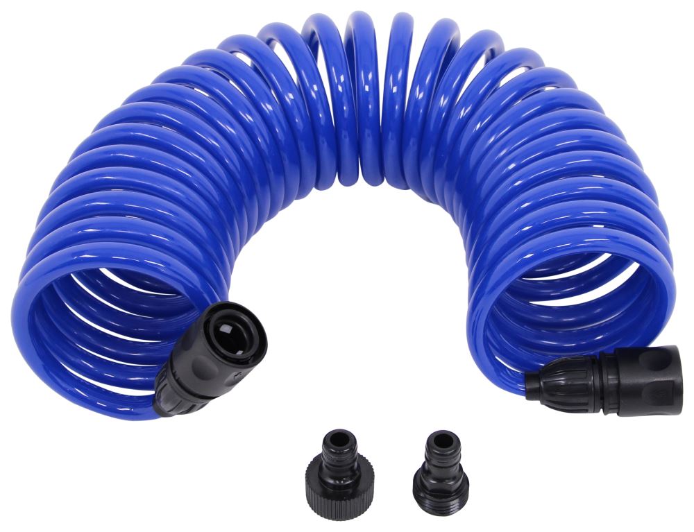 Valterra EZ Coil-N-Store Drinking Water Hose w/ Quick-Connects - 25' Long x 3/8" Diameter - W01-0022