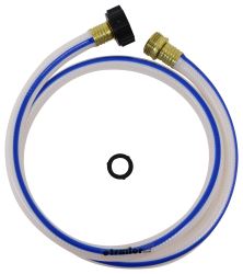 AquaFresh High Pressure Drinking Water Hose for RVs - 4' Long x 1/2" Diameter - White Vinyl - W01-5048