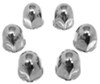 Wheel Masters Lug Nut Covers - Stainless Steel - 1-1/2" - Qty 6