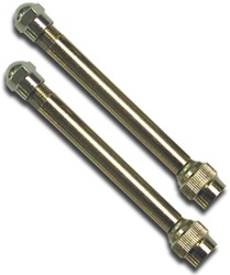 Wheel Masters Tire Pressure Valve Extenders - Straight - 3" Long - Qty 2 - WM80293