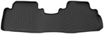 WeatherTech 2nd Row Rear Auto Floor Mat - Black                                                     