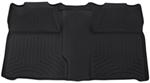 WeatherTech 2nd Row Rear Auto Floor Mat - Black                                                     