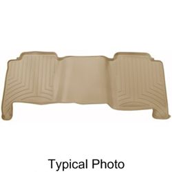 WeatherTech 2nd Row Rear Auto Floor Mat - Tan                                                       