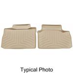 WeatherTech 2nd Row Rear Auto Floor Mats - Tan                                                      