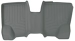 WeatherTech 3rd Row Rear Auto Floor Mat - Gray                                                      