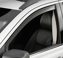 WeatherTech Side Window Rain Guards with Dark Tinting - Front - 2 Piece                             