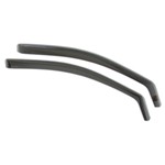 WeatherTech Side Window Rain Guards with Dark Tinting - Front - 2 Piece                             