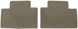 WeatherTech All-Weather Rear Floor Mats - Tan