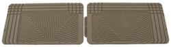 WeatherTech All-Weather Rear Floor Mats - Tan                                                       