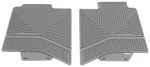 WeatherTech All-Weather Rear Floor Mats - Gray