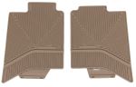 WeatherTech All-Weather Rear Floor Mats - Tan