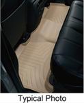 WeatherTech 2nd Row Rear Auto Floor Mat - Tan