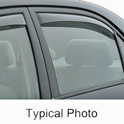 WeatherTech Side Window Rain Guards with Dark Tinting - Rear - 2 Piece                              