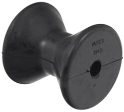 Yates Bow Roller for Boat Trailers - Heavy-Duty Rubber - 3" Long - 1/2" Shaft - YR3143-4