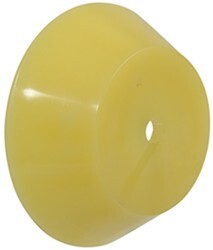 Yates Bow Bell for Boat Trailer Rollers - TPR - 5-1/4" Diameter - 1/2" Shaft - Yellow - YR400Y