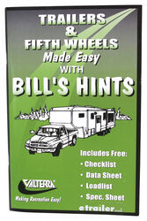 Valterra Trailers and 5th Wheels Made Easy with Bill's Hints Booklet - A02-2000